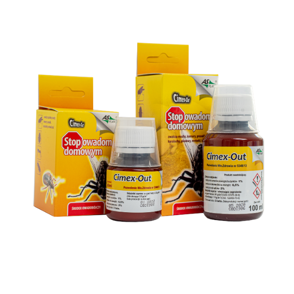 cimex out na pluskwy komary muchy