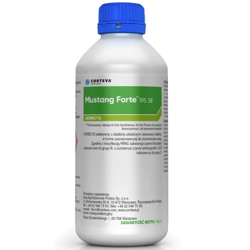 Mustang Forte 195 SE (florasulam, aminopyralid, 2,4-D) Corteva - herbicyd