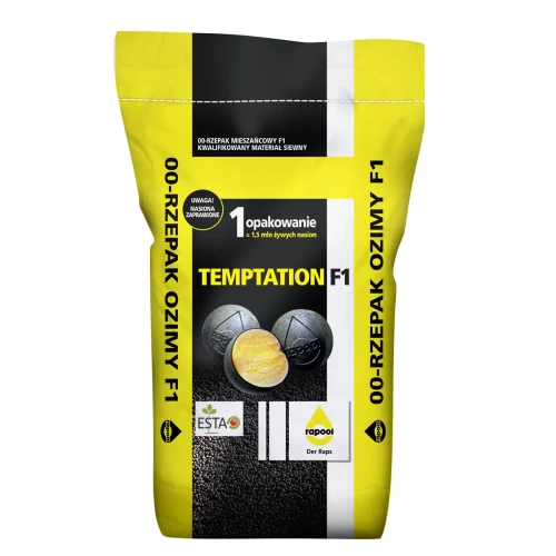Temptation F1 Rapool – rzepak ozimy odporny na TuYV, materiał siewny kwalifikowany