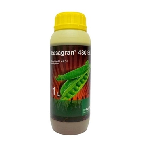 Basagran 480 SL - herbicyd na chwasty dwuliścienne, butelka 1 l - BASF