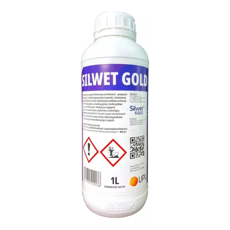 Silwet Gold 1 l – adiuwant organosilikonowy UPL, butelka 1 l