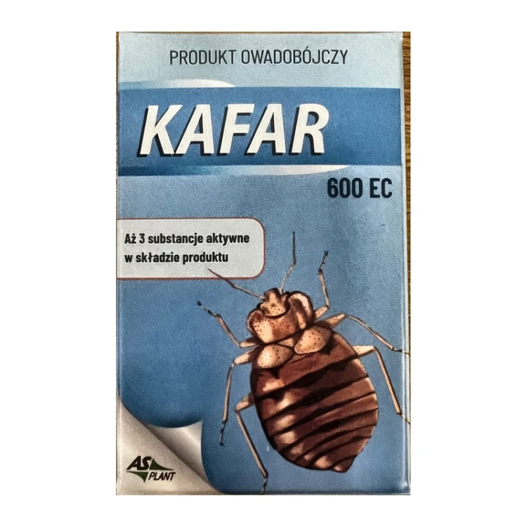 Kafar 600 EC 50 ml – środek biobójczy na pluskwy i karaluchy, Asplant