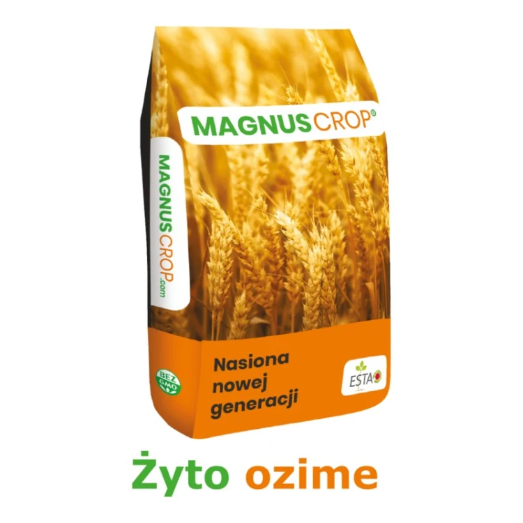 Żyto ozime Dańkowskie Rubin – kwalifikowany materiał siewny C1 KLC Seeds, jednostka siewna 650 tys. nasion, worek 22 kg