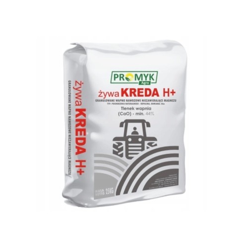 Żywa Kreda H+ wapno granulowane z kwasami humusowymi 25 kg