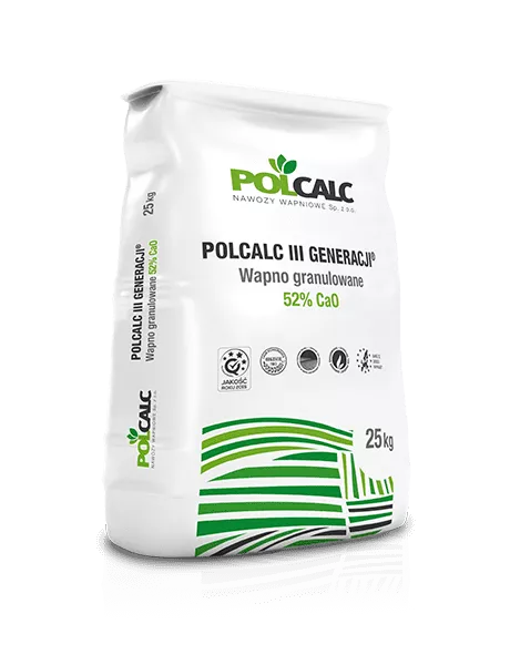 POLCALC III Generacji - Granulowane wapno 25kg